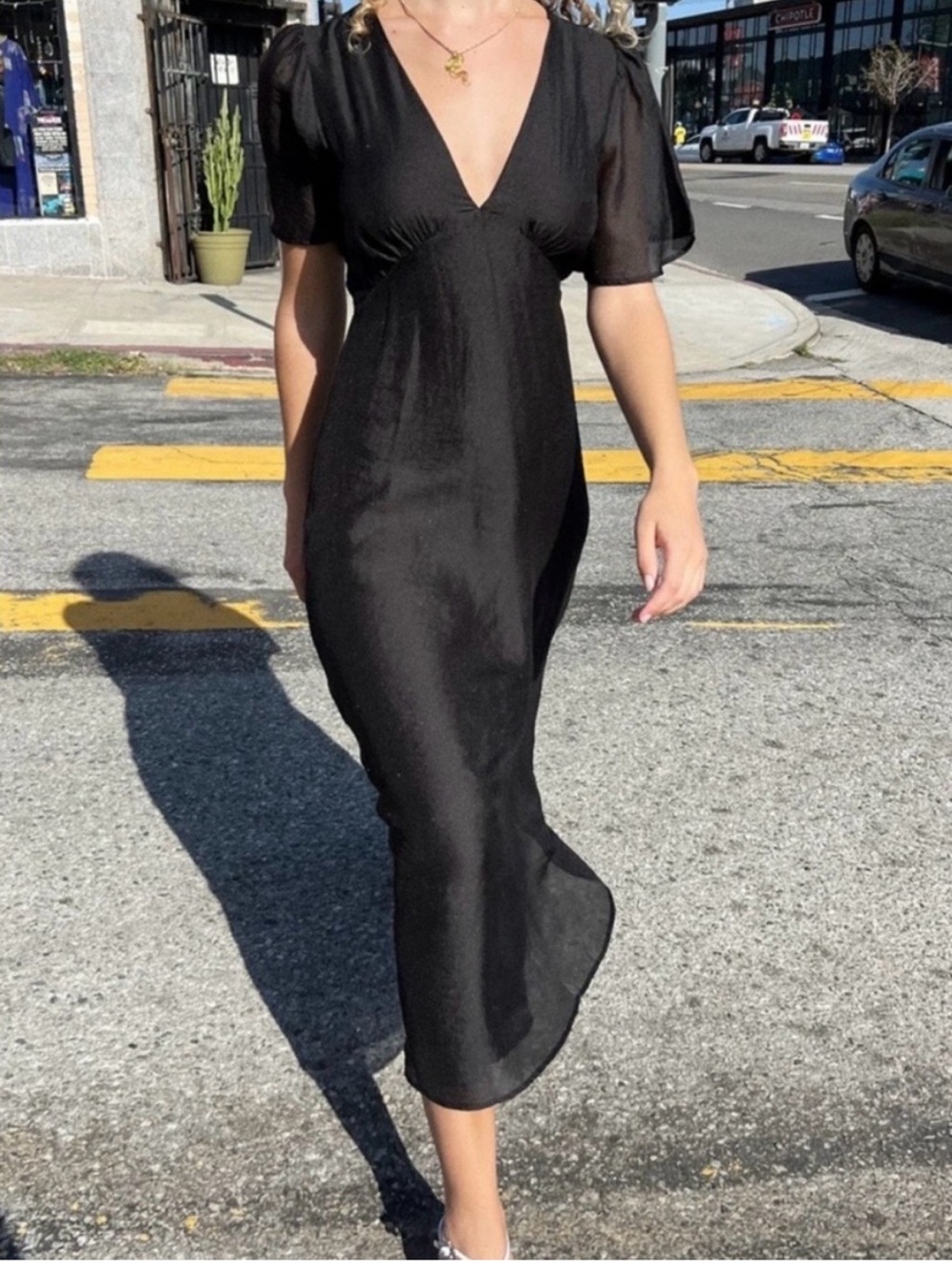 Lisa Says Gah Grace Chiffon Dress